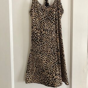 Outdoor Voices Exercise Dress Cheetah Print XS